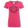 Women’s Glitter V-Neck T-Shirt Thumbnail