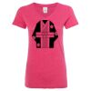 Women’s Glitter V-Neck T-Shirt Thumbnail