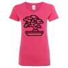 Women’s Glitter V-Neck T-Shirt Thumbnail