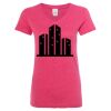 Women’s Glitter V-Neck T-Shirt Thumbnail