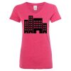 Women’s Glitter V-Neck T-Shirt Thumbnail