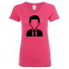 Women’s Glitter V-Neck T-Shirt Thumbnail