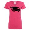 Women’s Glitter V-Neck T-Shirt Thumbnail