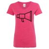 Women’s Glitter V-Neck T-Shirt Thumbnail
