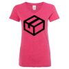 Women’s Glitter V-Neck T-Shirt Thumbnail