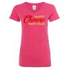 Women’s Glitter V-Neck T-Shirt Thumbnail