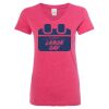 Women’s Glitter V-Neck T-Shirt Thumbnail