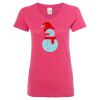 Women’s Glitter V-Neck T-Shirt Thumbnail