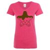 Women’s Glitter V-Neck T-Shirt Thumbnail