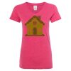 Women’s Glitter V-Neck T-Shirt Thumbnail