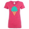 Women’s Glitter V-Neck T-Shirt Thumbnail