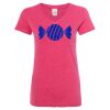 Women’s Glitter V-Neck T-Shirt Thumbnail