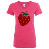 Women’s Glitter V-Neck T-Shirt Thumbnail