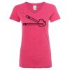 Women’s Glitter V-Neck T-Shirt Thumbnail