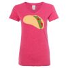 Women’s Glitter V-Neck T-Shirt Thumbnail