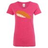 Women’s Glitter V-Neck T-Shirt Thumbnail