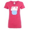 Women’s Glitter V-Neck T-Shirt Thumbnail