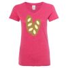 Women’s Glitter V-Neck T-Shirt Thumbnail