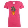 Women’s Glitter V-Neck T-Shirt Thumbnail