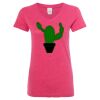 Women’s Glitter V-Neck T-Shirt Thumbnail