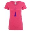 Women’s Glitter V-Neck T-Shirt Thumbnail