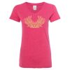Women’s Glitter V-Neck T-Shirt Thumbnail