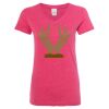 Women’s Glitter V-Neck T-Shirt Thumbnail