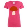 Women’s Glitter V-Neck T-Shirt Thumbnail