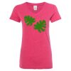 Women’s Glitter V-Neck T-Shirt Thumbnail