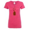Women’s Glitter V-Neck T-Shirt Thumbnail