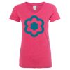 Women’s Glitter V-Neck T-Shirt Thumbnail