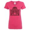 Women’s Glitter V-Neck T-Shirt Thumbnail