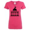 Women’s Glitter V-Neck T-Shirt Thumbnail