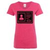 Women’s Glitter V-Neck T-Shirt Thumbnail