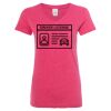 Women’s Glitter V-Neck T-Shirt Thumbnail
