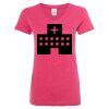 Women’s Glitter V-Neck T-Shirt Thumbnail