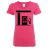 Women’s Glitter V-Neck T-Shirt Thumbnail
