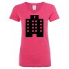 Women’s Glitter V-Neck T-Shirt Thumbnail