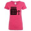 Women’s Glitter V-Neck T-Shirt Thumbnail