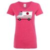 Women’s Glitter V-Neck T-Shirt Thumbnail
