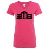Women’s Glitter V-Neck T-Shirt Thumbnail