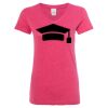 Women’s Glitter V-Neck T-Shirt Thumbnail