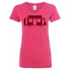 Women’s Glitter V-Neck T-Shirt Thumbnail