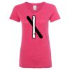Women’s Glitter V-Neck T-Shirt Thumbnail