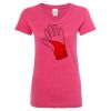 Women’s Glitter V-Neck T-Shirt Thumbnail