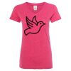 Women’s Glitter V-Neck T-Shirt Thumbnail
