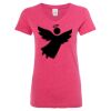 Women’s Glitter V-Neck T-Shirt Thumbnail