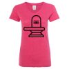 Women’s Glitter V-Neck T-Shirt Thumbnail