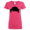 Women’s Glitter V-Neck T-Shirt Thumbnail