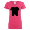 Women’s Glitter V-Neck T-Shirt Thumbnail